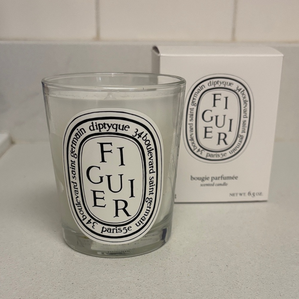 Diptyque Figuier Candle 6.5 ounce. Used twice.